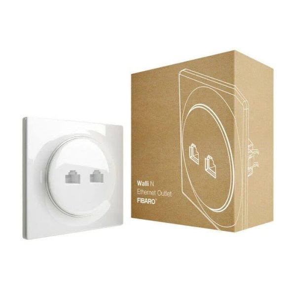 Fibaro Walli N Ethernet Outlet - Smart Home Product
